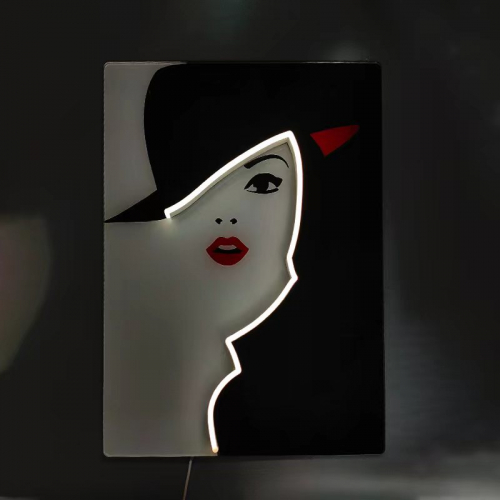 girl neon signs for home decoration